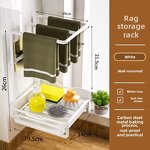 Dishcloth Rack Factory - OEM No-Drill Wall-Mounted Organizer
