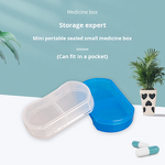 Medicine Box Factory - OEM 2-Compartment Transparent Pill Box