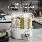 Rice Dispenser Factory - OEM Multifunction Rotate Grain Storage