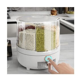 Rice Dispenser Factory - OEM Multifunction Rotate Grain Storage
