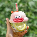 Glass Water Bottle Factory - OEM Mini Cute Cartoon Kids Cup