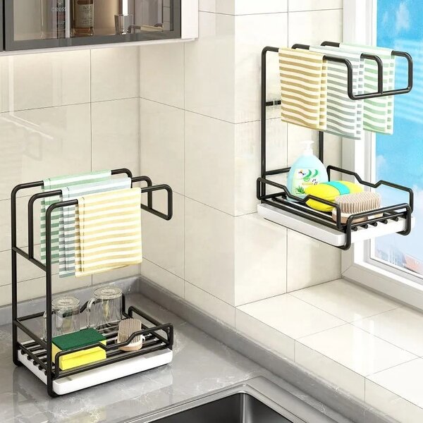 Dishcloth Rack Factory - OEM No-Drill Wall-Mounted Organizer