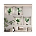 Wall Stickers Factory - OEM Self-Pasting Artificial Plant Decor