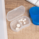 Medicine Box Factory - OEM 2-Compartment Transparent Pill Box