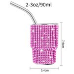 Mini Water Bottle Factory - OEM 3oz Diamond Stainless Steel