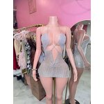 Party Dress Manufacturer - 2025 Leopard Print Backless Bow Sleeveless