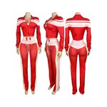 Three Piece Set Women Factory - Custom LOGO Contrast Color Sports