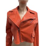 Crop Jacket Women Manufacturer - 2025 Retro Patchwork Embroidery Zipper