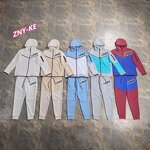 Two Piece Sets Men Manufacturer - Plus Size Zip up Patchwork Jacket