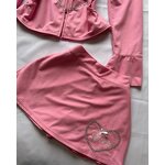 Two Piece Set Women Manufacturer - Trendy Pu Crop Jacket Long Pants