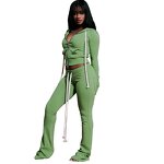 Two-Piece Set Women Manufacturer - Autumn Woven Bow Print Jacket