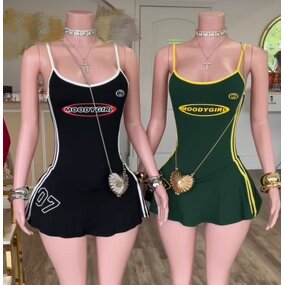 Mini Dress Manufacturer - 2025 Summer Splicing Printed Patchwork