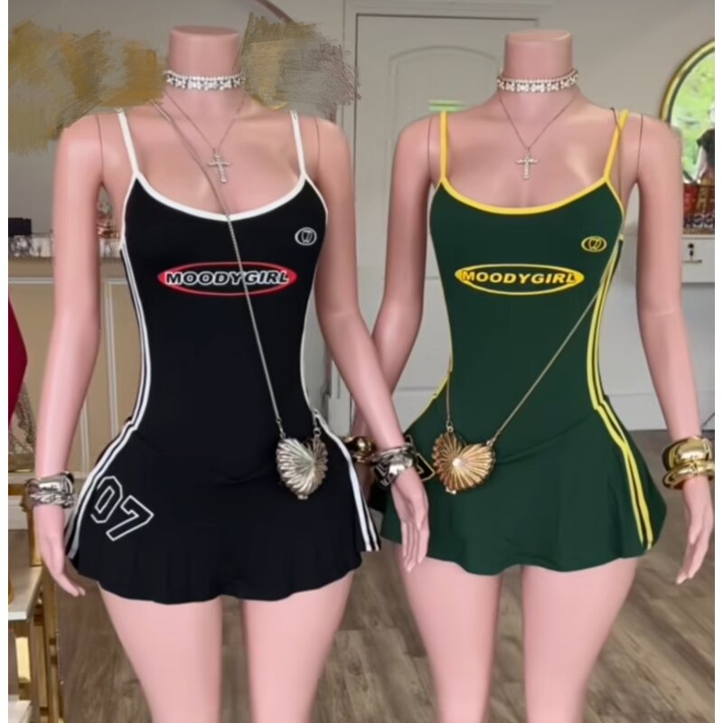 Mini Dress Manufacturer - 2025 Summer Splicing Printed Patchwork