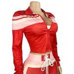 Two Piece Sets Women Factory - Luxury Scarf Top Shiny Shorts