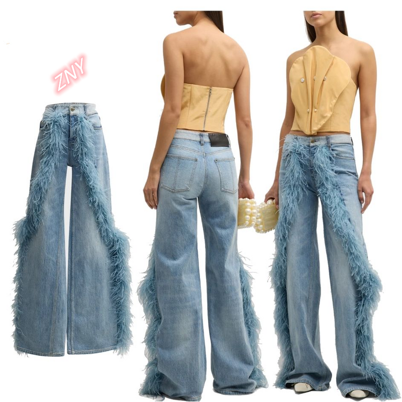 Cargo Jeans Women Factory - Custom Breathable Flat Front Ripped