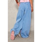 Denim Pants Women Factory - 2025 Fall Winter Feathers Decoration Wide