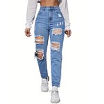 Flare Pants Women Factory - 2025 Printed Patchwork High Waist Boot