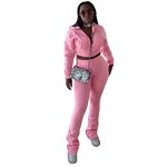 Two Piece Set Women Manufacturer - Winter PU Leather Fur Jacket