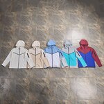 Two Piece Sets Men Manufacturer - Plus Size Zip up Patchwork Jacket