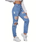 Flare Pants Women Factory - 2025 Printed Patchwork High Waist Boot