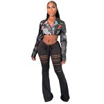 Jacket Women Manufacturer - Autumn Embroidered Short Baseball Coat