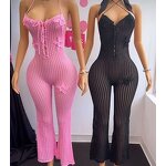 Jumpsuit Women Manufacturer - Fall Sexy Hollow Out Furs Plush