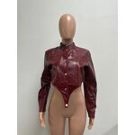 Jacket Women Manufacturer - 2025 Classic Black Single Breasted PU