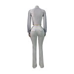 Tracksuit Women Factory - Spring Color Block Zipper Jacket Leggings