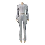 Tracksuit Women Factory - Spring Color Block Zipper Jacket Leggings