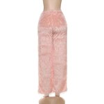 Jeans Women Manufacturer - 2025 Print Rhinestone Baggy Denim Pants