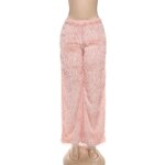 Jeans Women Manufacturer - 2025 Print Rhinestone Baggy Denim Pants