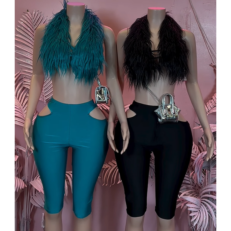 Two Piece Set Women Factory - Fall Winter Knit Sweater Mini Skirt