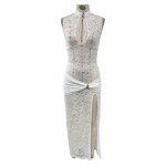 Denim Dress Women Factory - 2025 Short Sleeve Bodycon Button Belted