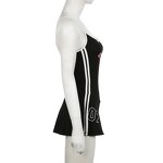 Mini Dress Women Factory - 2025 Lace Black Sleeveless Hollow Out