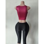 Shorts Set Women Manufacturer - Faux Fur Crop Top Shiny Shorts