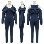 Playsuits Women Factory - Fur Tight Fitted Backless Shiny Club
