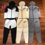 Tracksuits Men Manufacturer - Slim Fit Tech Fleece Zip up 2 Piece