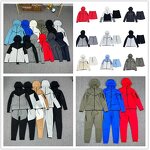 Tracksuit Men Factory - Fashion Custom NK Cotton Tech Fleece 2pcs
