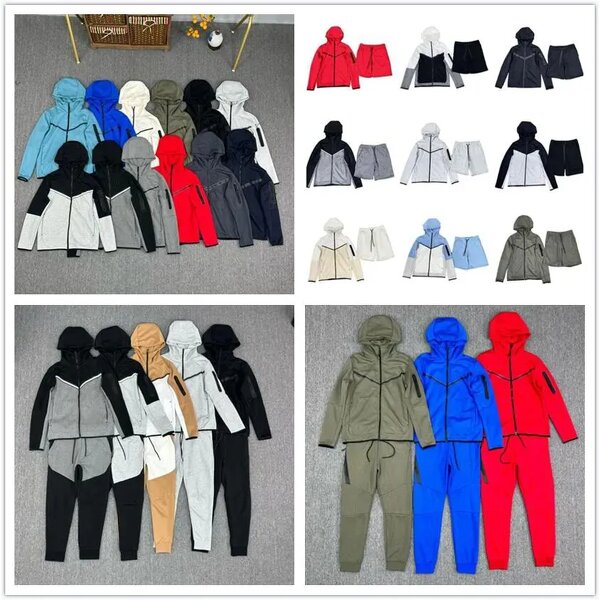 Tracksuit Men Factory - Fashion Custom NK Cotton Tech Fleece 2pcs