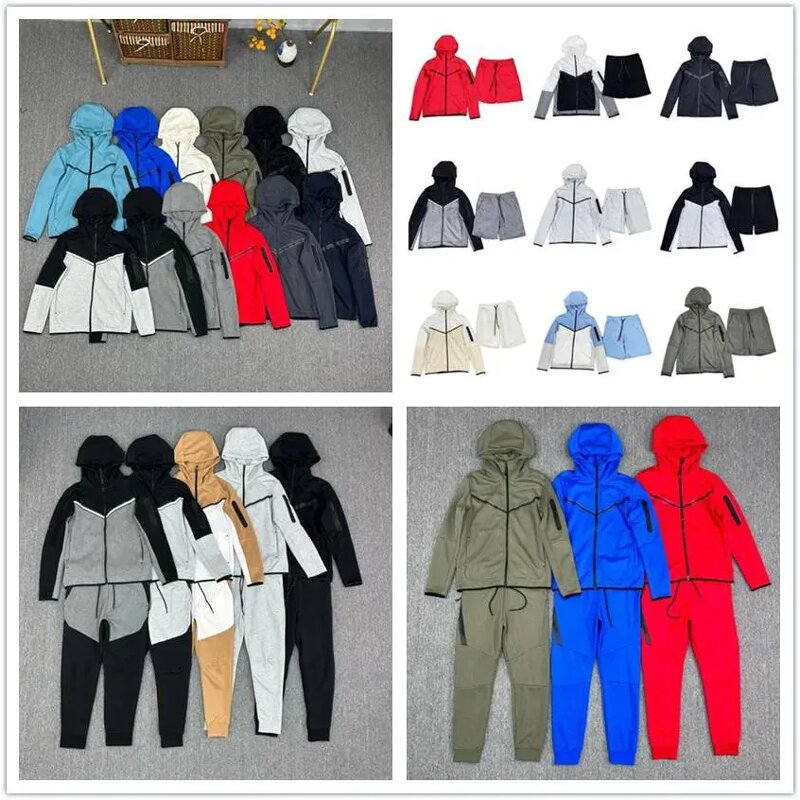 Tracksuit Men Factory - Fashion Custom NK Cotton Tech Fleece 2pcs