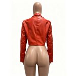 Crop Jacket Women Manufacturer - 2025 Retro Patchwork Embroidery Zipper