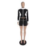 Sportswear Sets Women Factory - Custom Logo Contrast Color Tracksuit