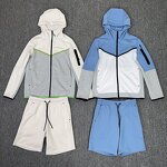 Tracksuit Men Factory - Fashion Custom NK Cotton Tech Fleece 2pcs