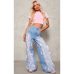 Denim Pants Women Factory - 2025 Fall Winter Feathers Decoration Wide