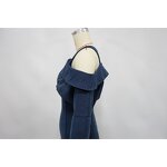 Playsuits Women Factory - Fur Tight Fitted Backless Shiny Club