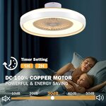 Fandelier Ceiling Fan Factory - Dual-Function LED Light Remote DC Motor