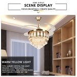 Fan Light Manufacturer - 2024 New 42 Inch Invisible Simple Modern Soft