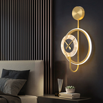 Bed Head Light Manufacturer - Luxury Creative Wall Lamp Clock Technology