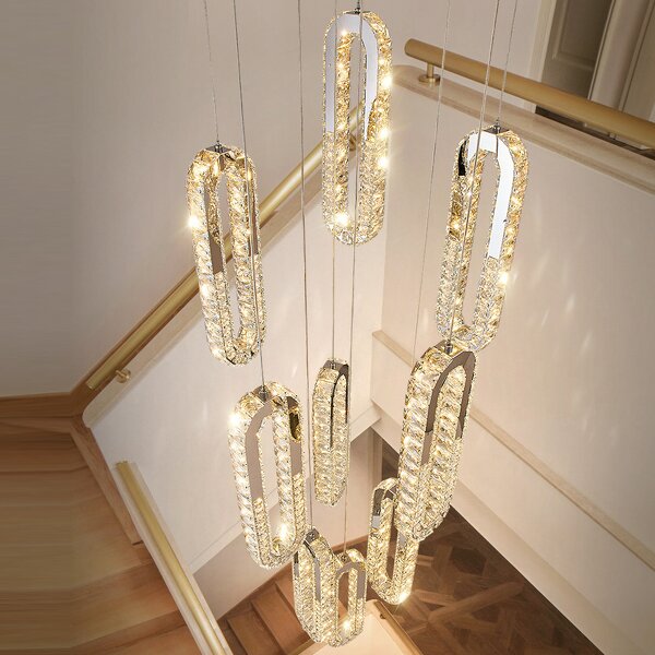 Crystal Chandelier Factory - Modern Double Building Iron Villa Leaping