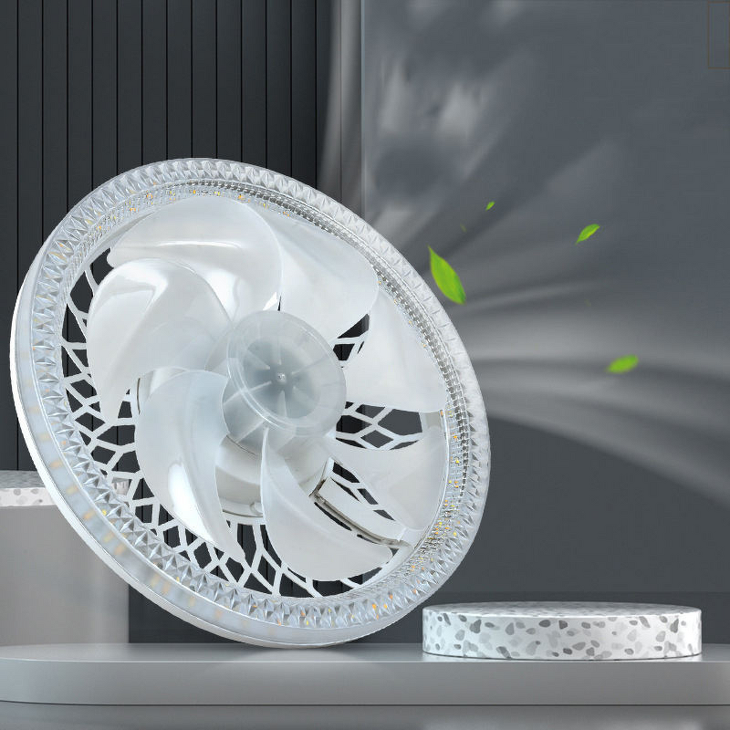 LED Ceiling Light Fan Manufacturer - White Mini Eye Protection 3 Speed